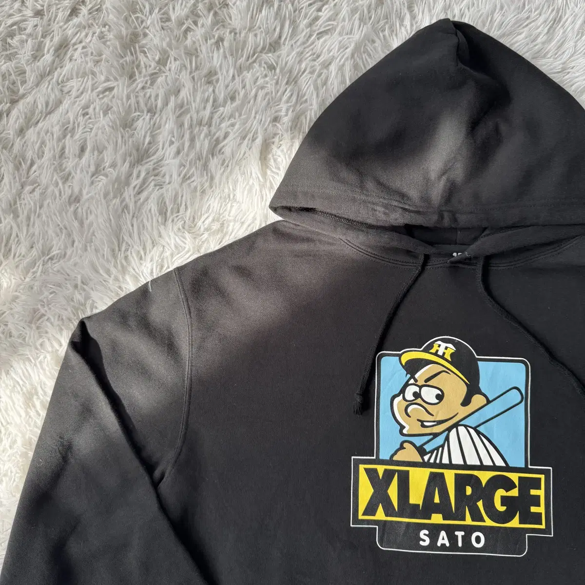 XLARGE x SATO 일본 빈티지 후드티 빈티지후드티 엑스라지 후드티